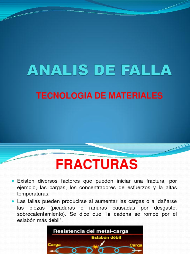 Analisis De Falla Pdf Fatiga Material Aluminio