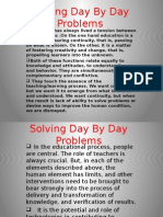 Solving Day by Day Problems