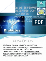 Cuidados de Enfermería en Pacientes Con Diabetes