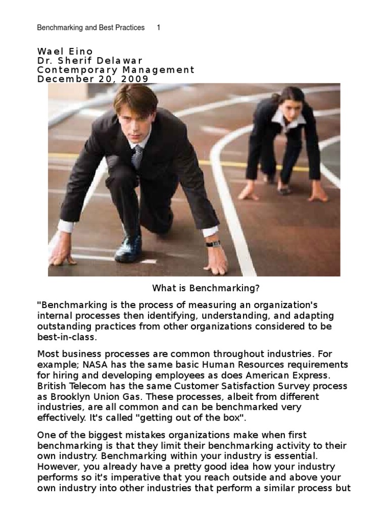 Benchmarking Best Practices Overview | PDF | Performance Indicator ...