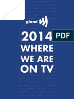 GLAAD - Where We Are on TV 2014