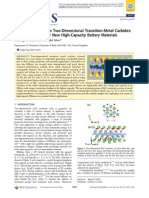 ARTICLE - Ion Intercalation Into Two-Dimensional Transition-Metal Carbides, Global Screening For New High-Capacity Battery Materials