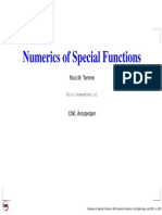 Numerics of Special Functions, Nico M. Temme