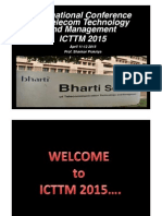 International Conference On Telecom Technology and Management ! ICTTM 2015!