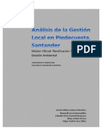 Trabajo Gestión Local-Municipio de Piedecuesta PDF