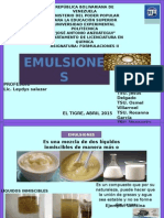 Emulsiones
