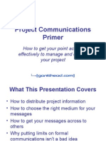 Project Communications Primer