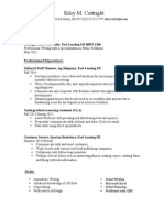 Cortright Resume