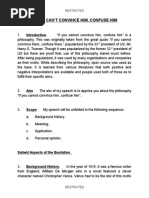 Download If you cant convince him confuse him by Shah Alam SN263450808 doc pdf