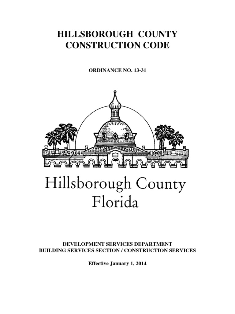 Hillsborough County Construction Code 2014 & FLOOD ORD PDF Building