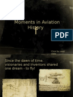 Moments in Aviation History: Click For Next Slide