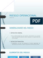 Riesgo Operacional