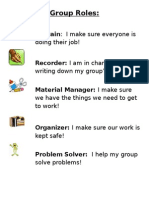 Group Roles