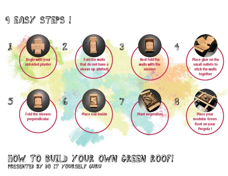 DIY Green Roof: 9 Easy Steps | PDF | Cooking, Food & Wine | Home & Garden