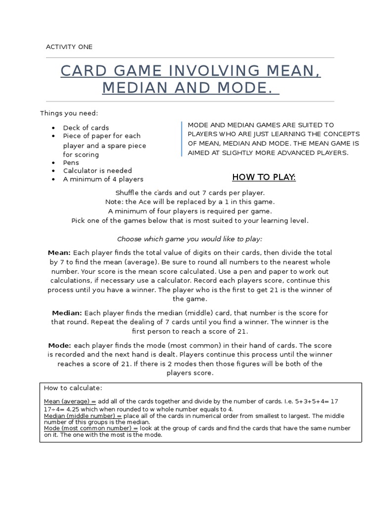 Activity One | PDF