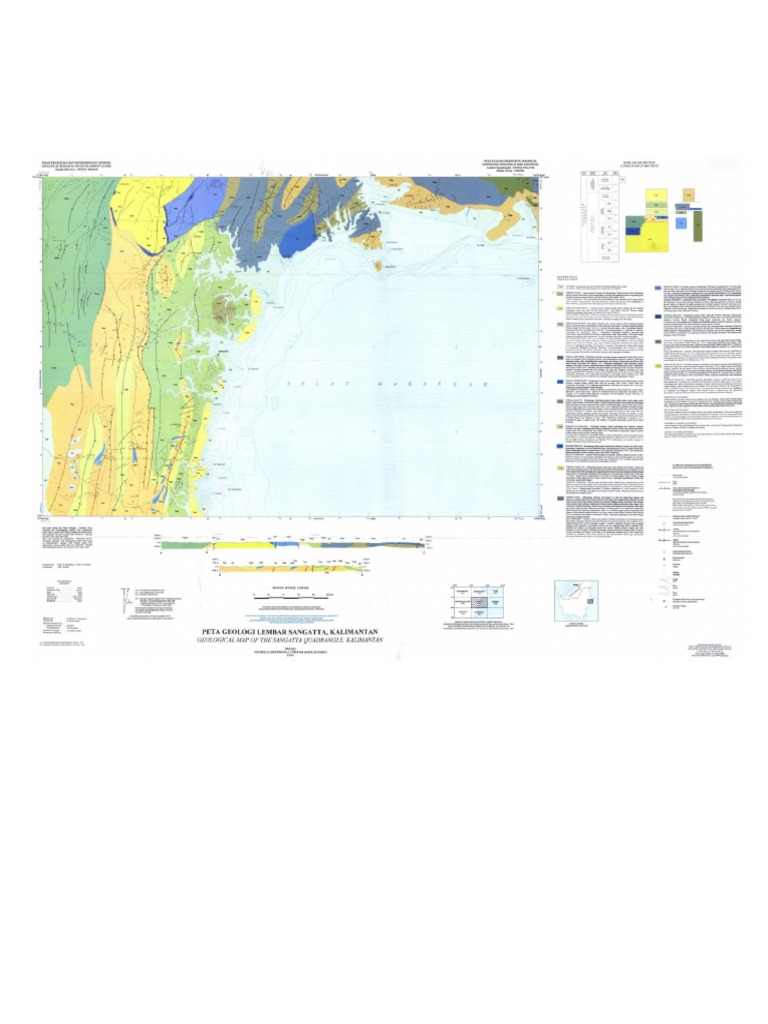  Peta  Geologi Lembar Balikpapan Bali  Gates of Heaven