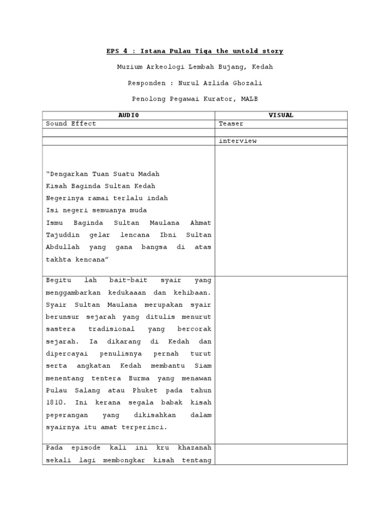Eps 4 Istana Pulau Batu Tiga Untold Story Pdf