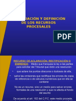 Recursos Procesales