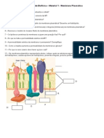 Questionário - 1 - Membrana Plasmática