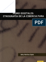 Homo-digitalis Etnografía de la cultura