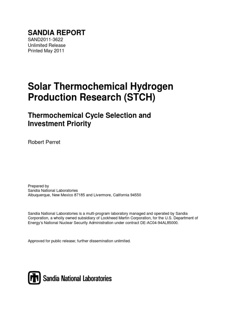 Solar Thermochemical | PDF | Solar Energy | Chemical Reactions