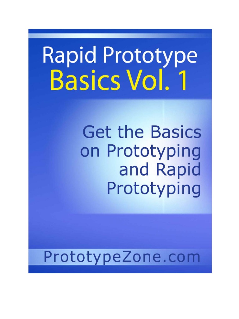 Prototype Ebook 1 PDF | PDF | 3 D Printing | Prototype
