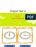 English Year 4.Ppt Time Is Precious