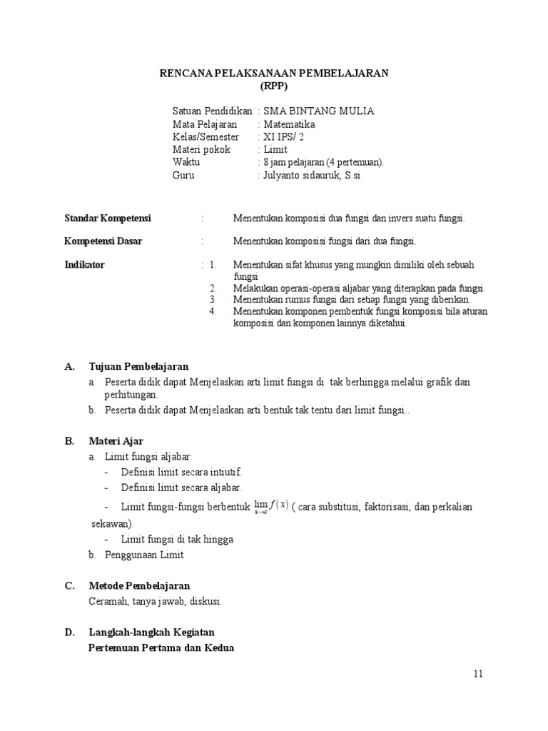 15+ Contoh Soal Limit Kelas 11 Semester 2 - Kumpulan ...