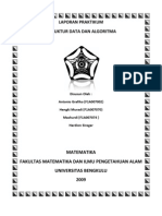 Download LAPORAN PRAKTIKUM Struktur Data Dan Algoritma by Antonio Grafiko SN26348852 doc pdf