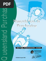 Negotiation in purchasing