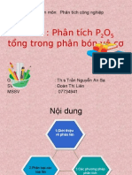 Doanthilien - Phan Tich P2O5 Tong Trong Phan Bon Vo Co