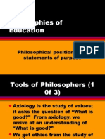 Philosophies of Education