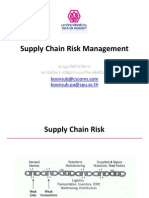 Supply Chain Risk Management