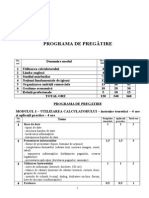 Lucrator in Comert - Programa