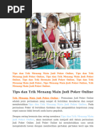 Download Tips dan Trik Menang Main Judi Poker Online by GoalLimalima SN263504503 doc pdf