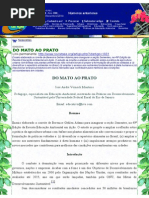 Do Mato Ao Prato [Artigo]