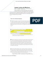 Como compor letras de músicas em 26 passos