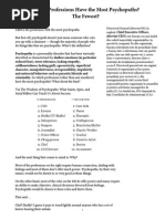 Why Some Psychopaths Make Great CEOs