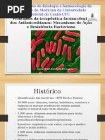 Antibiotico MECANISMO de AÃ‡ÃƒO e Resistencia
