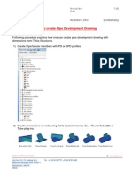 How To Create Pipe Development (Unwrap) Part Drawing