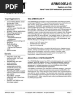 ARM926EJ S Overview PDF