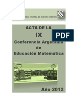 Acta Ix Carem - 2012