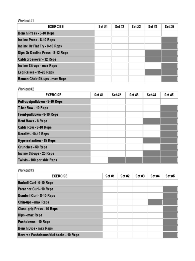 Workout | PDF