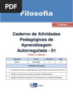 Apostila Filosofia 3 Ano 1 Bimestre Professor