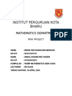 Institut Perguruan Kota Bharu: Mathematics Department