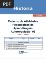 Apostila Historia 1 Ano 3 Bimestre Professor
