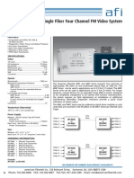 American Fibertek MR440C Data Sheet