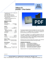 American Fibertek MRX-46-FX-SC Data Sheet