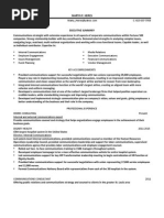 Director Corporate Employee Communications in San Francisco Bay CA Resume Martin Heires
