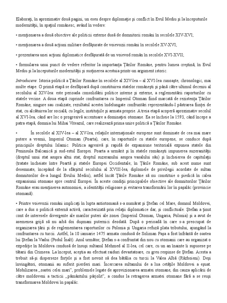 Spatiul Romanesc | PDF